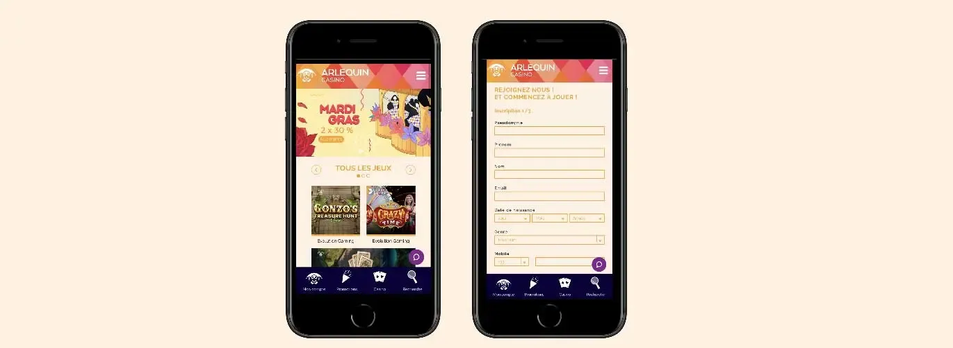 Arlequin Casino app