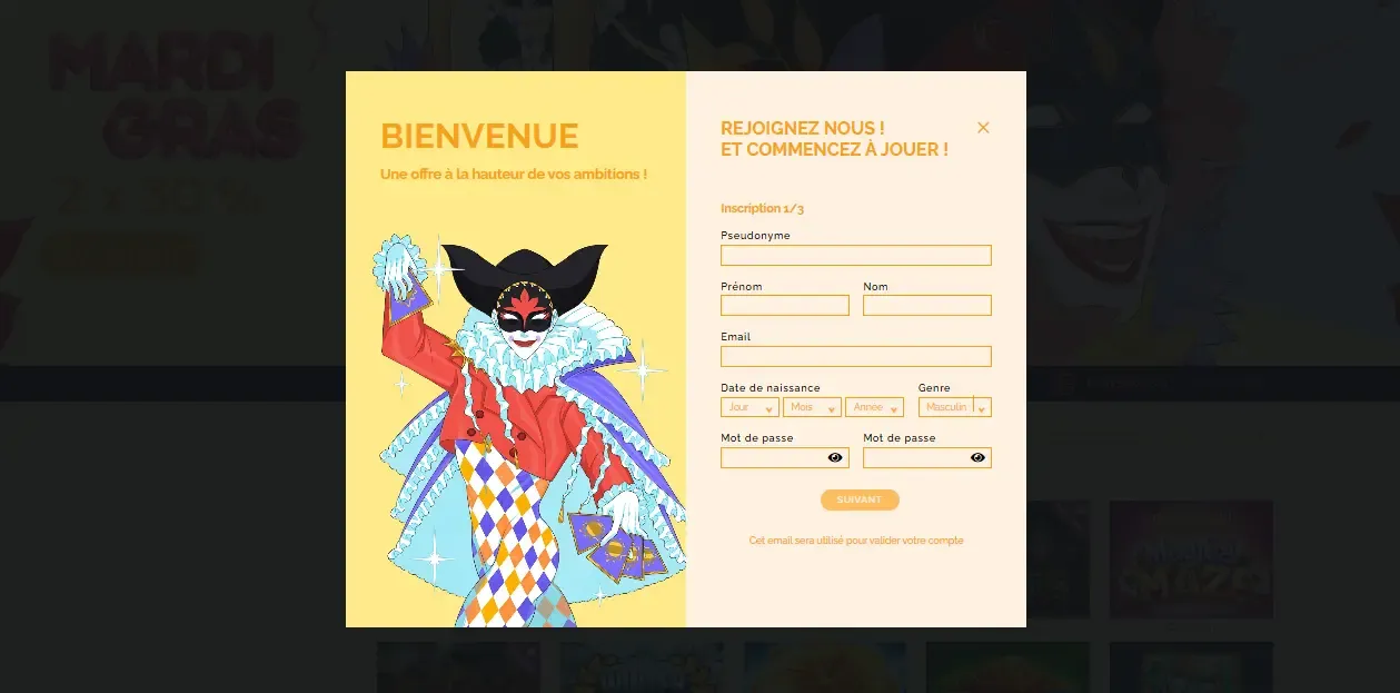 Arlequin Casino Mon Compte